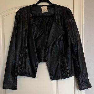 Faux Leather Jacket